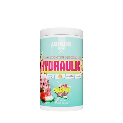 Axe & Sledge Supplements Hydraulic 2 Non-Stim Pre-Workout - Melon Pop (40 Servings)
