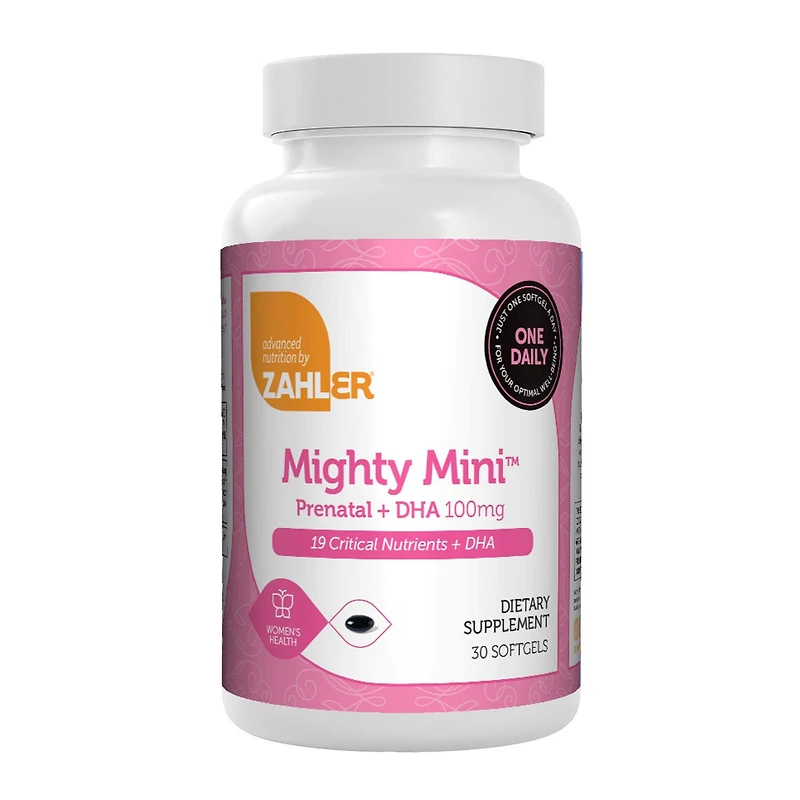 Mighty Mini™ Prenatal + DHA - 30 Softgels (30 Servings)
