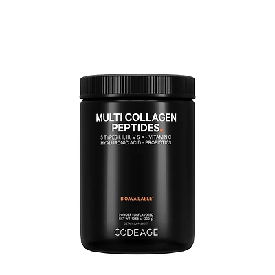 Codeage Multi Collagen Black Edition with Probiotics - 10.58 Oz. (30 Servings)