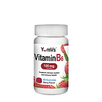 YumVs Vitamin B6 100Mg - Berry 60 Gummies (30 Servings)
