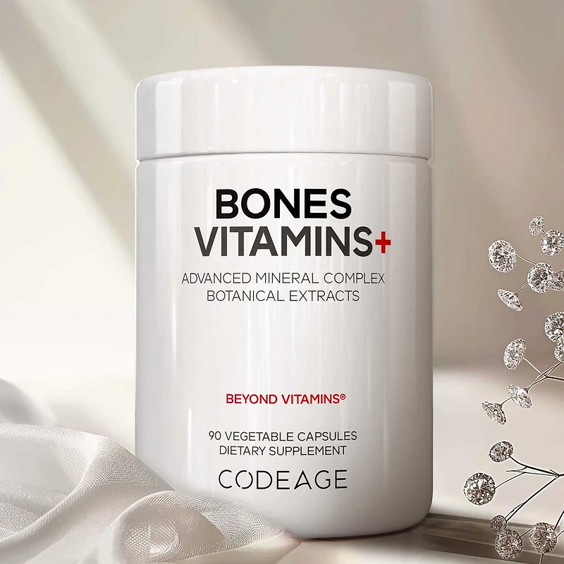 Bones Vitamins+ - 90 Vegetable Capsules (30 Servings)