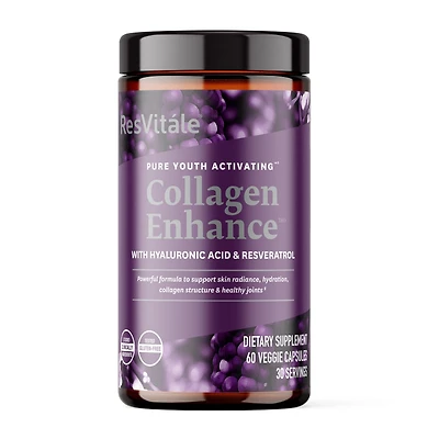 ResVitále Collagen Enhance Healthy - 60 Capsules (30 Servings)