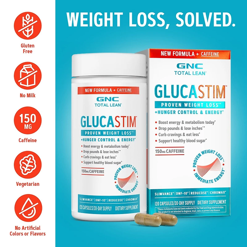 GlucaStim™ - 120 Capsules (60 Servings)