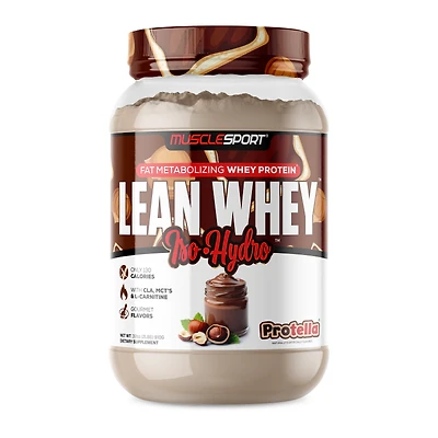 MuscleSport Lean Whey Iso-Hydro Protein - Protella (26 Servings)