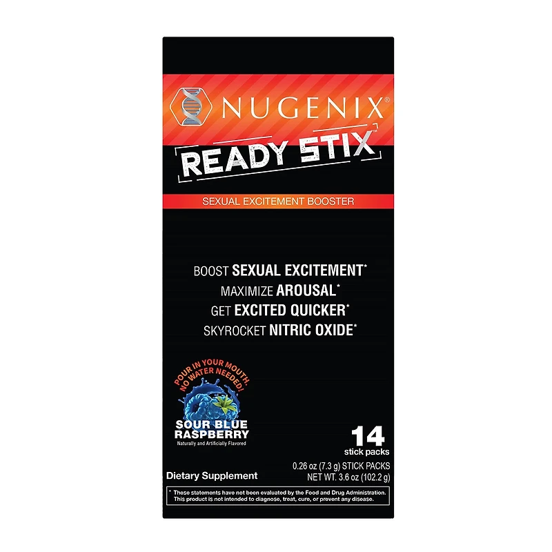 Ready Stix - Sour Blue Raspberry (14 Stick Packs)