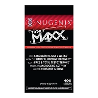 Maxx Testosterone Booster with Tesnor - 120 Capsules (30 Servings)