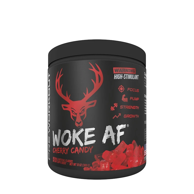 Bucked Up Woke Af Nootropic Preworkout - Cherry Candy (30 Servings)