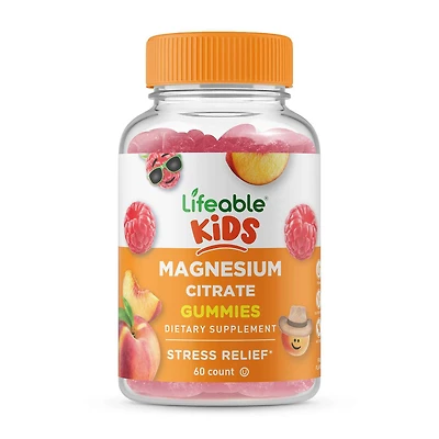 Kids Magnesium Citrate - 60 Gummies (30 Servings)