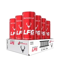 Bucked Up Lfg Burn Drink - Watermelon 12Oz. (12 Cans) Zero Sugar