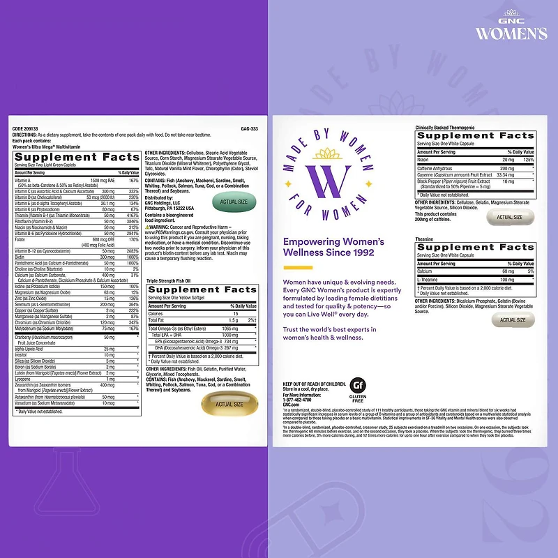 Energy and Metabolism Vitapak® Program V2 (1 Monthly Supply)