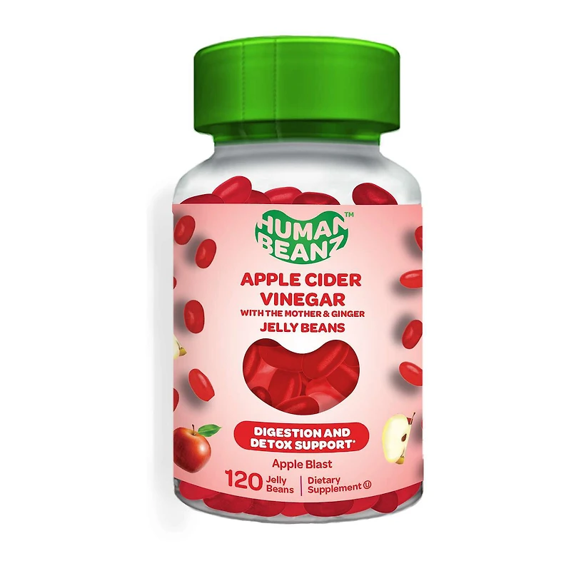 Apple Cider Vinegar Jelly Beans - 120 Jelly Beans (30 Servings)