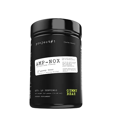 Project 1 Amp-Nox Non-Stim Pump - Gummy Bear (40 Servings)