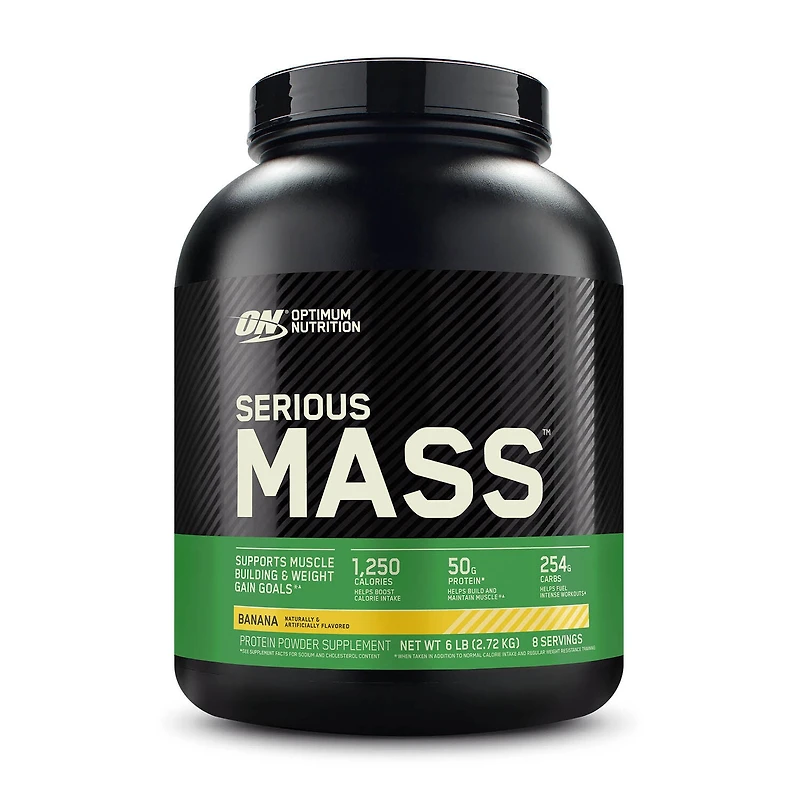Optimum Nutrition Serious Mass - Banana (8 Servings) 6 lbs.