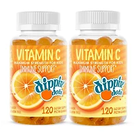 Vitamin C Immunity Gummies - Orange Dippin' Dots® - Twin Pack (60 Servings Each)