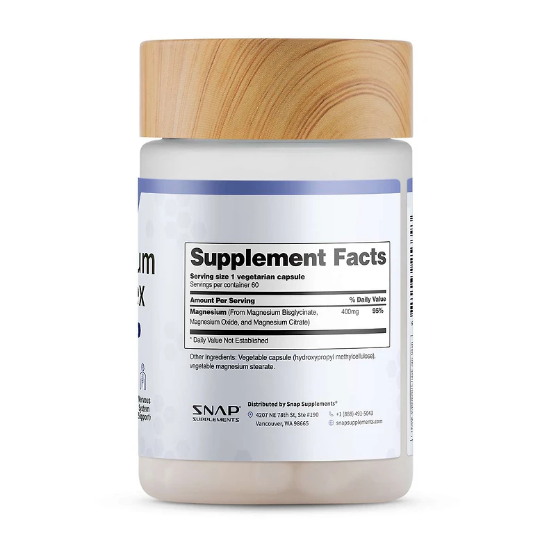 Magnesium Complex - 60 Capsules (60 Servings)