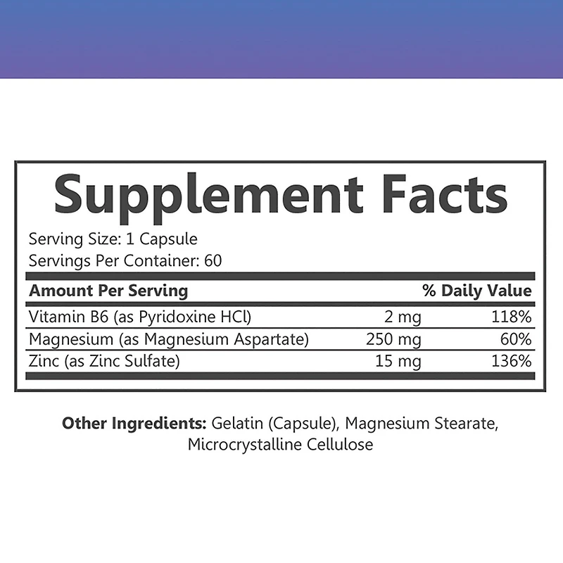 Zinc Immunity Support* - 60 Capsules (60 Servings)