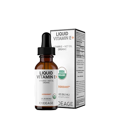 Codeage Liquid Vitamin E and Mct Oil Vegan - 2 Fl Oz. (60 Servings)