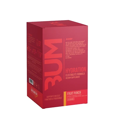 Raw Nutrition Hydration Electrolyte Formula - Fruit Punch (20 Stick Packs)