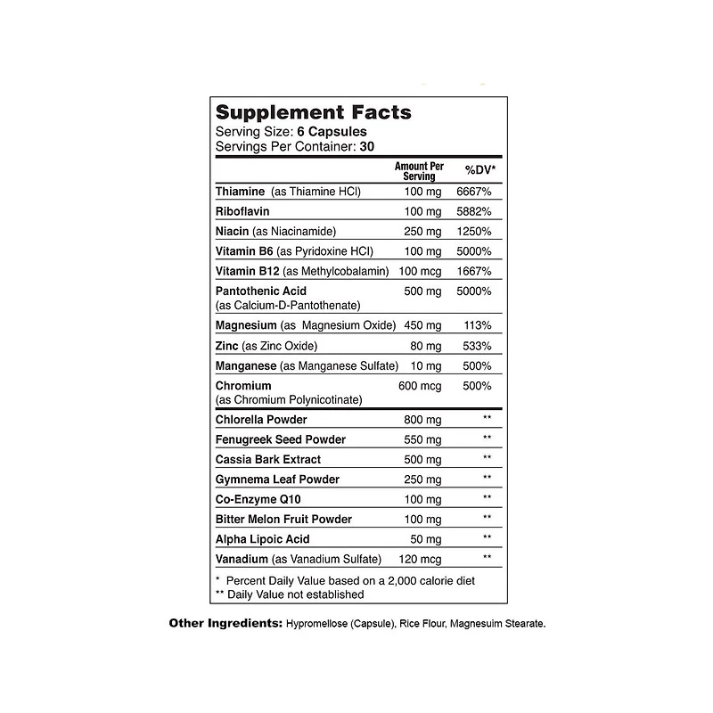 Diabetter™ - 180 Capsules (30 Servings)