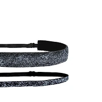 Mavi Bandz 2 Pack Sparkler Adjustable Headbands - Charcoal Sparkle