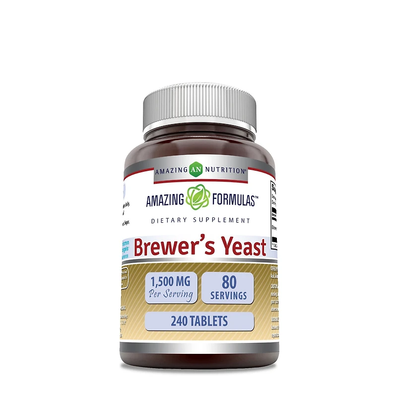 Amazing Nutrition Brewer's Yeast - 240 Tablets (80 Servings)