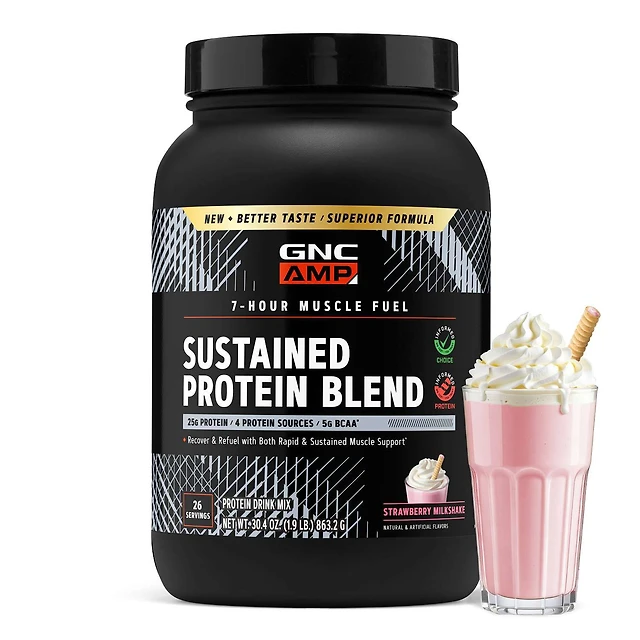 Sustained Protein Blend - Strawberry Milkshake (28 Servings)