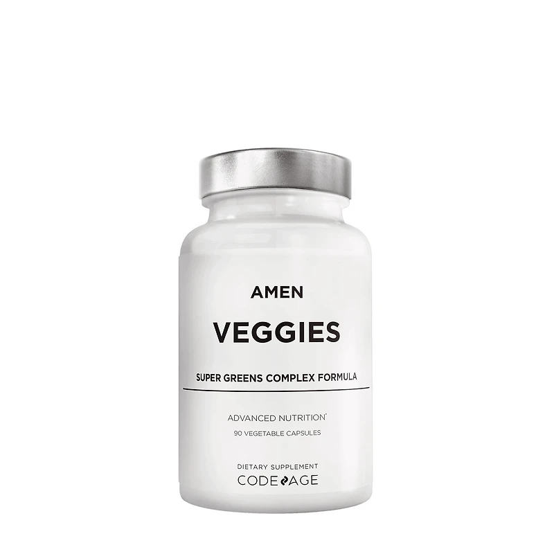 Codeage Amen Super Greens Complex Formula - 90 Capsules (30 Servings)