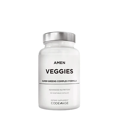 Codeage Amen Super Greens Complex Formula - 90 Capsules (30 Servings)