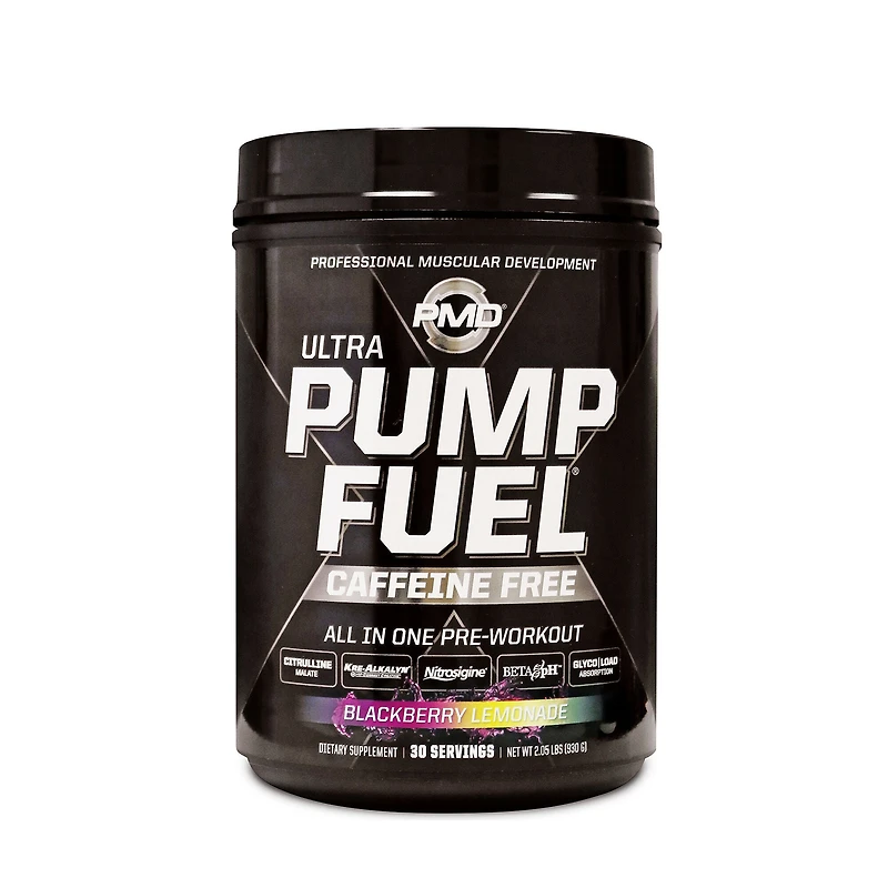 PMD Ultra Pump Fuel Caffeine Free - Blackberry Lemonade (30 Servings)