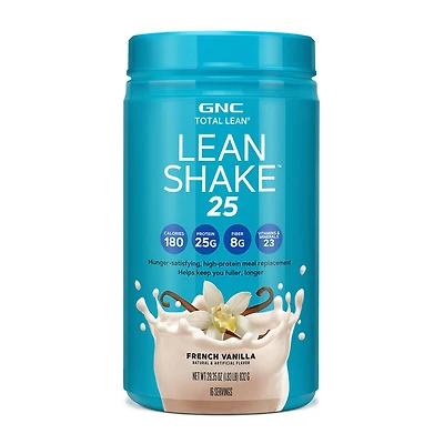 GNC Total Lean Shake 25 Healthy - French Vanilla (16 Servings)