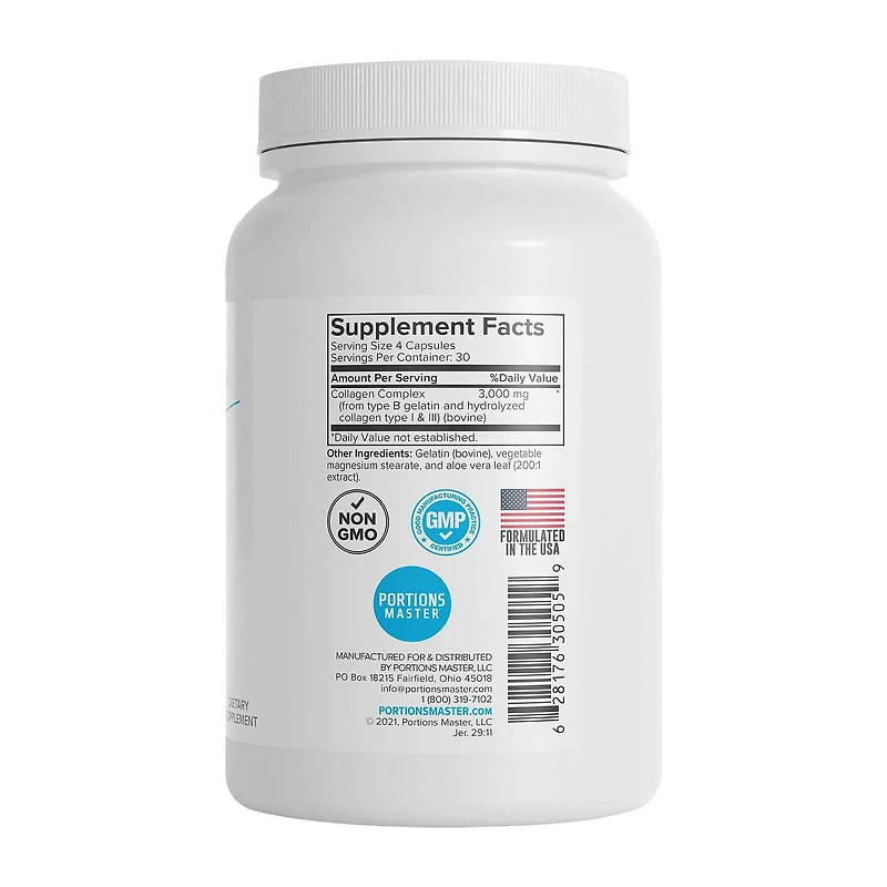 Collagen 3000mg - 120 Capsules (30 Servings)