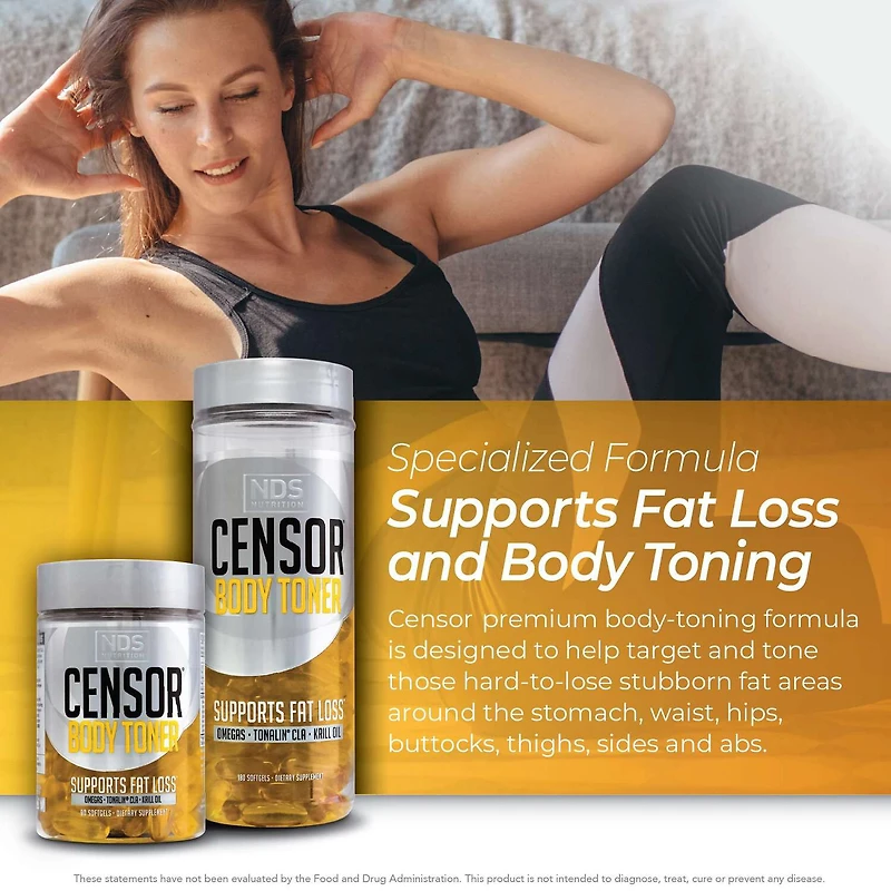 Censor Body Toner - 180 Softgels (90 Servings)