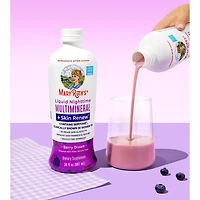 Liquid Nighttime Multimineral + Skin Renew - Berry Dream - 30 fl oz (30 Servings)