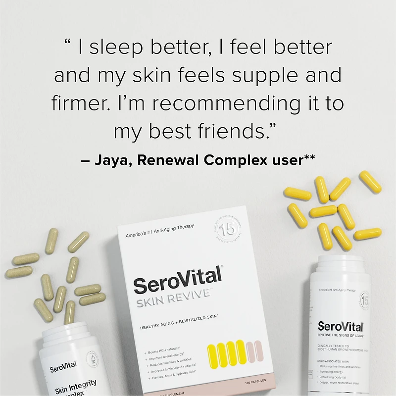 SeroVital Skin Revive - 180 Capsules (60 Servings)