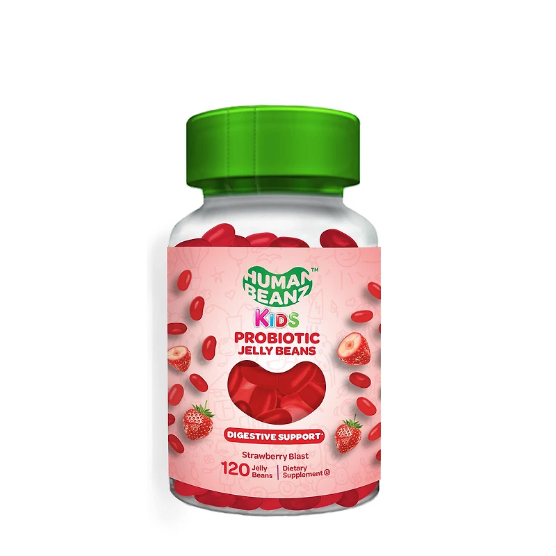 YumVs Kids Probiotic Jelly Beans - Strawberry 120 (60 Servings)