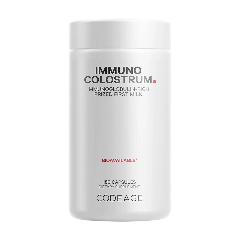 Immuno Bovine Colostrum - 180 Capsules (30 Servings)
