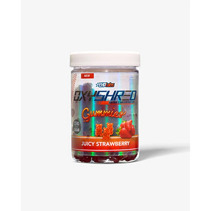 OxyShred 120 Gummies - Strawberry Thermogenic Fat Burner