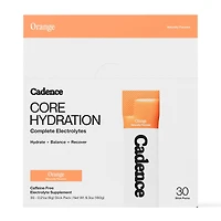 Cadence Performance Core Hydration - Orange (30 Pack)