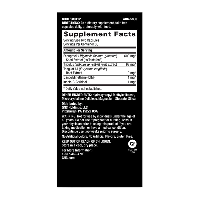 Advanced Testosterone - 60 Capsules