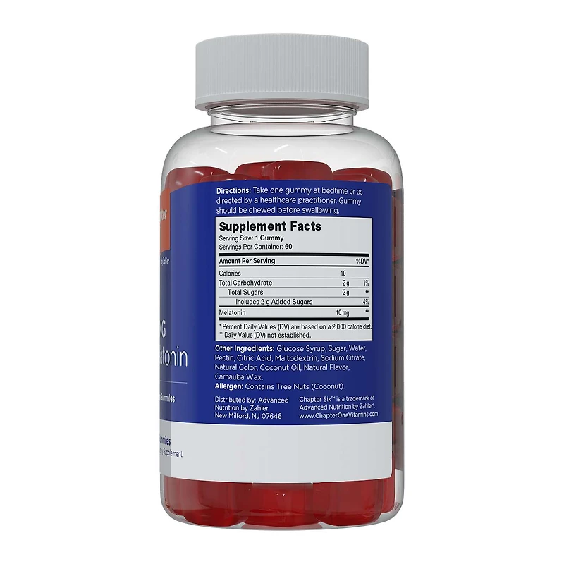 Chapter Six: Melatonin 10mg - 60 Gummies (60 Servings)