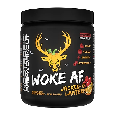 Bucked Up Woke Af Nootropic Pre-Workout - Jacked-O' Lantern (30 Servings)