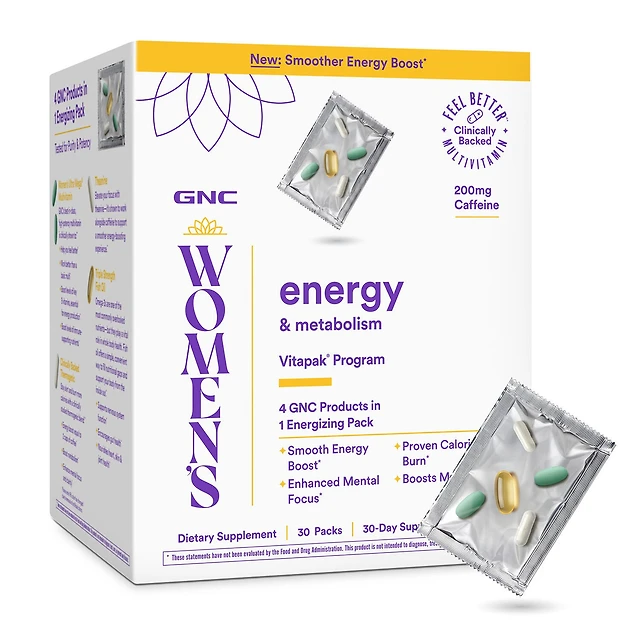 Energy and Metabolism Vitapak® Program V2 (1 Monthly Supply)