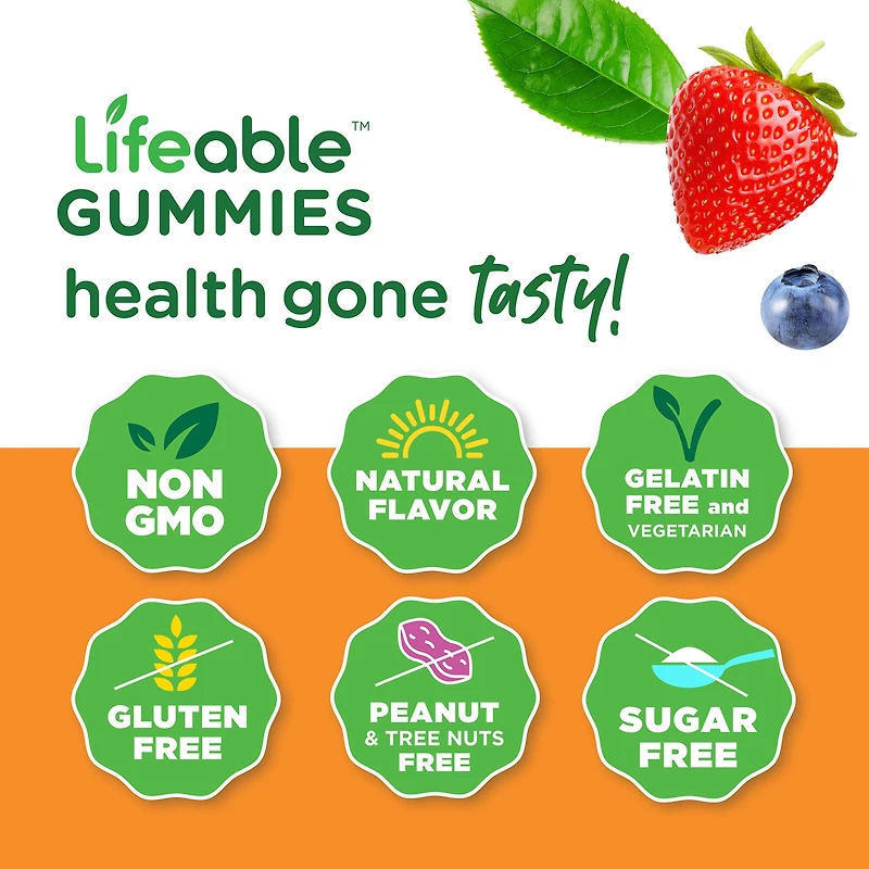 Sugar Free Vitamin D 2000 IU - 60 Gummies (30 Servings)