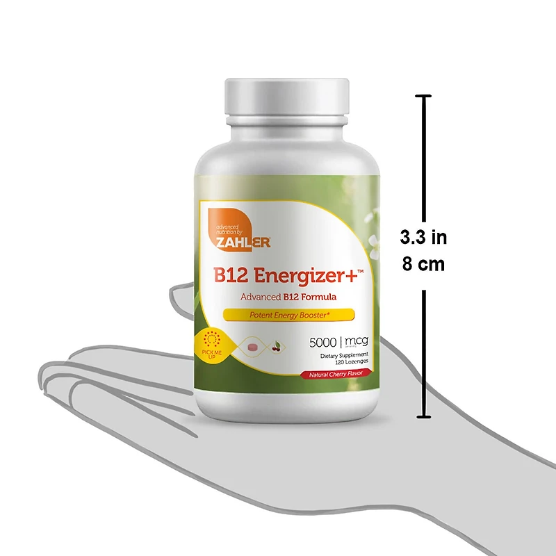 B12 Energizer+™ 5000mcg - 120 Lozenges (120 Servings)