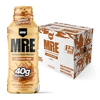 REDCON1 Mre Whole Food Protein Rtd - Salted Caramel 14 Fl Oz. (12 Bottles) Zero Sugar