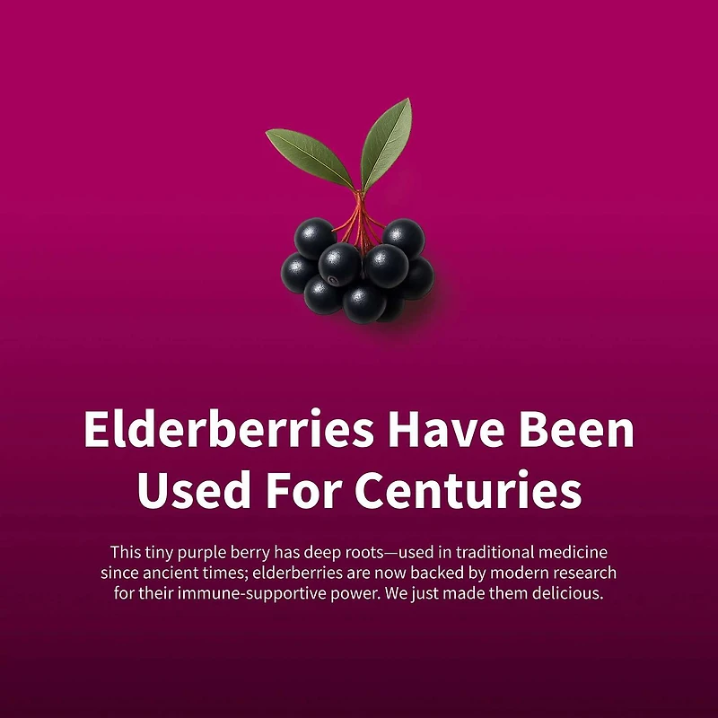 Immune Booster Elderberry Extract - 60 Gummies (30 Servings)