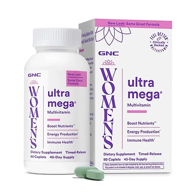 Ultra Mega® Multivitamin - 90 Caplets (45 Servings)