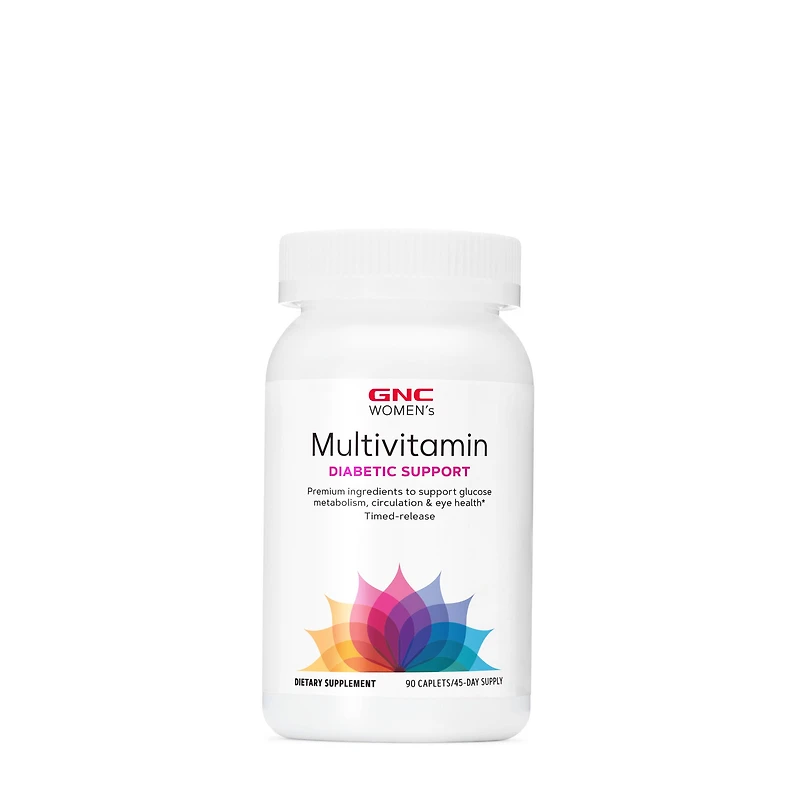 Multivitamin Diabetic Support - 90 Caplets (45 Servings)