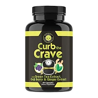 Curb the Crave with Green Tea Extract, Goji Berry and Ginger - 60 Capsules (30 Servings)