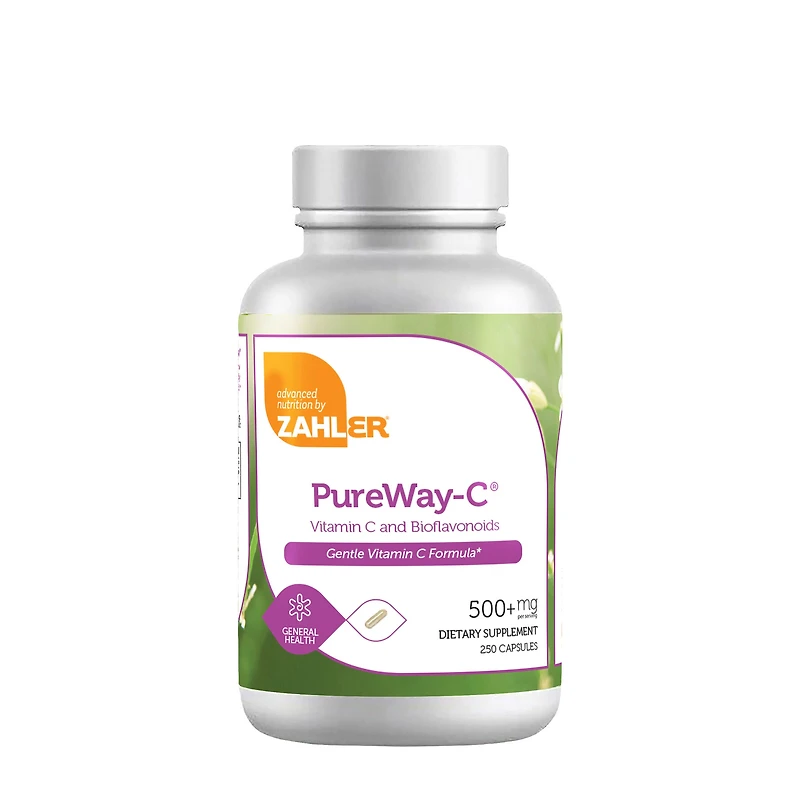 ZAHLER Pure Way-C Vitamin C and Bioflavonoids 500+ Mg